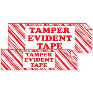 "Tamper Evidant Tape"  * 3" x 110yds
